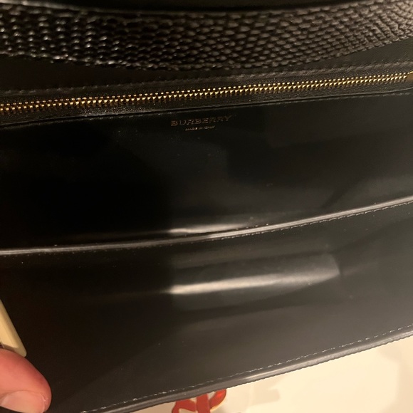 Burberry Embossed Leather Crossbody - Picture 11 of 16